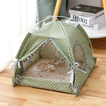 Cat Tent Cat Cat House Enclosed Pet Bed - Fun Gifts & More