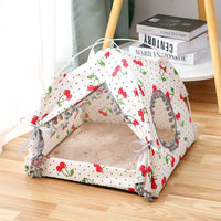 Cat Tent Cat Cat House Enclosed Pet Bed - Fun Gifts & More