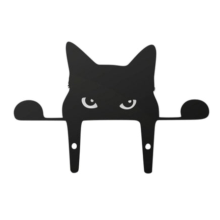 Black Cat Fence Outdoor Garden Decoration - Fun Gifts & More