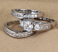 Bracelet Three-piece Couple Ring Set Diamond - Fun Gifts & More