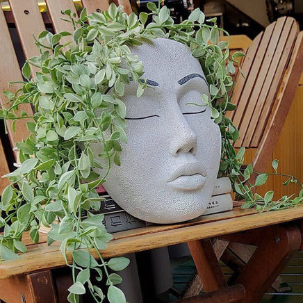 Nordic Garden Mask Flowerpot Desktop Wall - Fun Gifts & More