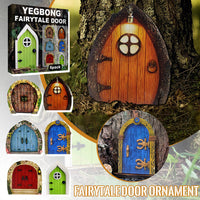 Garden Tree Decoration Wooden Miniature  Fairy Door - Fun Gifts & More