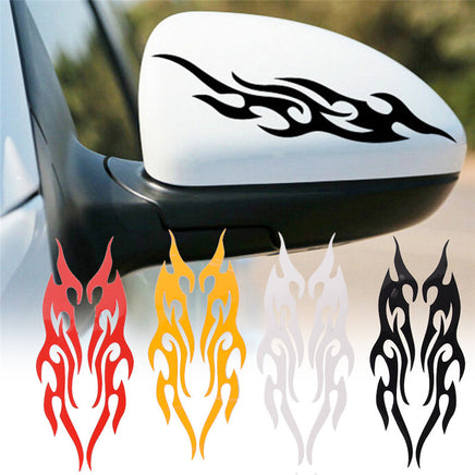 Automobile Sticker Bumper Stickers Paper Modified Flame Bumper Stickers Bumper Stickers Rearview Mirror Front Mask Stickers Cover Scratches - Fun Gifts & More