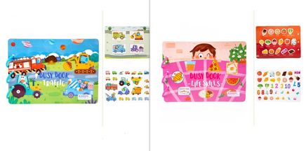 Children's Busy Book Educational Toys Repeated Paste - Fun Gifts & More