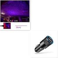 Star Light Projector Party Lights USB LED Light Interior Lighting LED Interior Car Lights Starry Sky Galaxy Night Lights - Fun Gifts & More