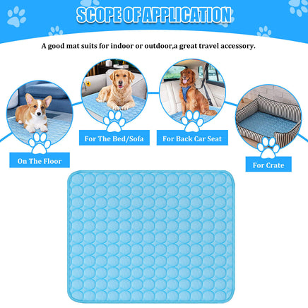 Pet Cooling Mat Cool Pad Cushion Dog Cat Puppy Blanket For Summer Sleeping Bed Dog Cooling Bed Pet Cooling Mat - Fun Gifts & More