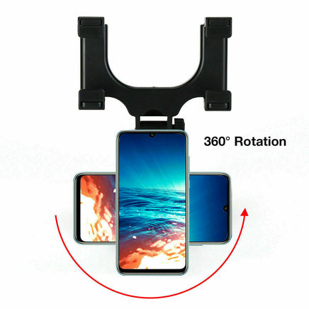 Universal 360 Rotation Car Rear View Mirror Mount Stand GPS Cell Phone Holder - Fun Gifts & More