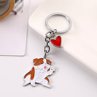 American Cute Fashion Pet Waving Dog Keychain Pendant - Fun Gifts & More