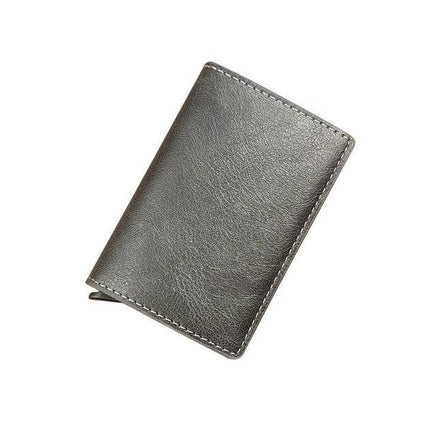 Card Holder Wallet Anti-theft Brush Design - Fun Gifts & More