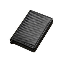 Card Holder Wallet Anti-theft Brush Design - Fun Gifts & More