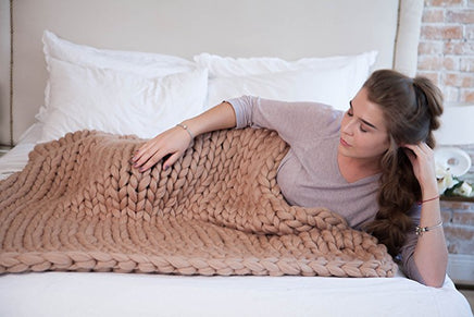 Nordic Thick Wool Hand-woven Blanket - Fun Gifts & More