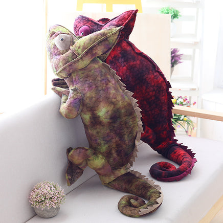 Simulation Reptiles Lizard Chameleon Plush Toys High Quality Personality Animal Doll Pillow For Kids Birthday Novelty Gifts - Fun Gifts & More