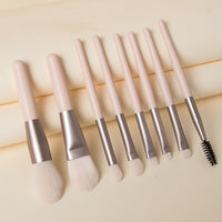 Travel Portable 8 Mini Makeup Brush Beauty Set - Fun Gifts & More