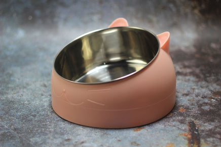 Protective Cervical Cat Bowl Oblique Mouth Pet Bowl - Fun Gifts & More