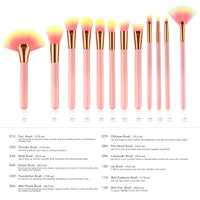 12pcs beauty makeup brushes - Fun Gifts & More