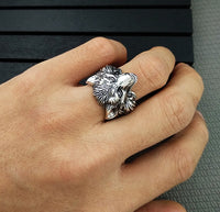 S925 Intime Silver Vintage Thai Silver Ring - Fun Gifts & More