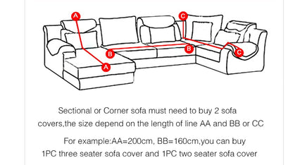 Single double triple four seater sofa cover - Fun Gifts & More