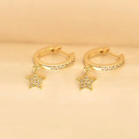 Sterling silver star earrings - Fun Gifts & More