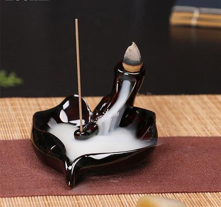 Black Ceramic Incense Burner - Fun Gifts & More