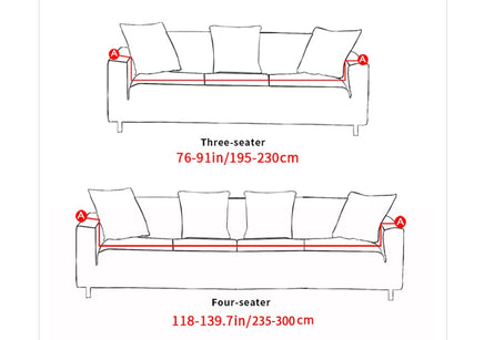 Single double triple four seater sofa cover - Fun Gifts & More