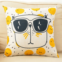 Cute cat pillowcases 45 cm x 45 cm