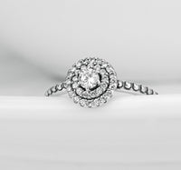 925 Sterling Silver Diamante Ring - Fun Gifts & More