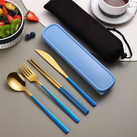 Stainless Steel Portable Gift Cutlery Set - Fun Gifts & More