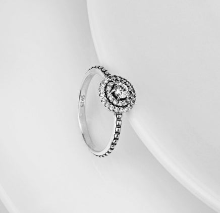 925 Sterling Silver Diamante Ring - Fun Gifts & More