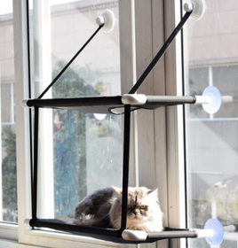 Cat bed hammock window sill single layer double layer super suction cups - Fun Gifts & More