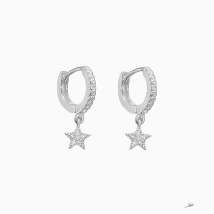 Sterling silver star earrings - Fun Gifts & More