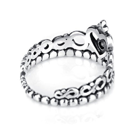 925 Sterling Silver Crown Ring - Fun Gifts & More