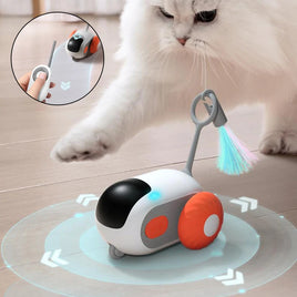 Remote Control Interactive Cat Car Toy USB Charging Chasing Automatic Self-moving Remote Smart Control Car Interactive Cat Toy Pet Products - Fun Gifts & More