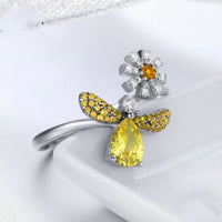 Bee's Blessing 925 Sterling Silver Ring Ring - Fun Gifts & More