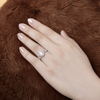 925 Sterling Silver Oval Ring - Fun Gifts & More