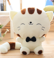 45cm Cute New style cat plush toys stuffed animals colorful big face cat doll kids pillow baby cushion pink/blue - Fun Gifts & More