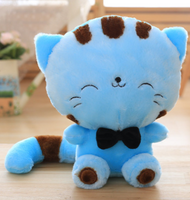 45cm Cute New style cat plush toys stuffed animals colorful big face cat doll kids pillow baby cushion pink/blue - Fun Gifts & More