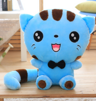 45cm Cute New style cat plush toys stuffed animals colorful big face cat doll kids pillow baby cushion pink/blue - Fun Gifts & More