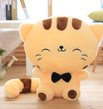 45cm Cute New style cat plush toys stuffed animals colorful big face cat doll kids pillow baby cushion pink/blue - Fun Gifts & More