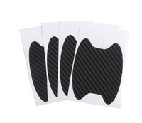 4pcs Set Of Door Stickers Carbon Fiber Scratch-resistant Car Handle Stickers - Fun Gifts & More