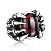 Men's Vintage Personality Titanium Steel Inlaid Zircon Ring - Fun Gifts & More