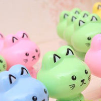 Student Cute Kitten Shape Cartoon Pencil Sharpener - Fun Gifts & More