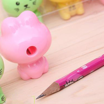 Student Cute Kitten Shape Cartoon Pencil Sharpener - Fun Gifts & More