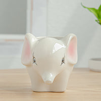 Simple Cartoon Animal Succulent Flower Pot Ceramic Flower Pot - Fun Gifts & More