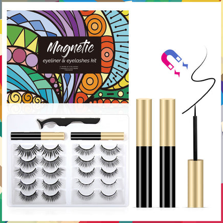 3d Magnet Eyelashes Thick Natural Eyelashes - Fun Gifts & More