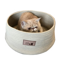 Small Cat or Dog Kennel Round Bed - Fun Gifts & More