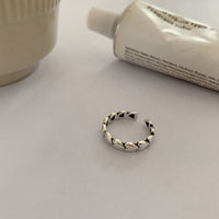 Open S925 Silver Love Hollow Out Ring - Fun Gifts & More