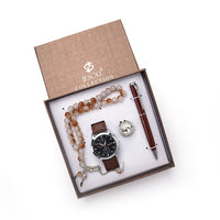 Set Boutique Gift Set Ring Rosary Quartz Watch Pen - Fun Gifts & More