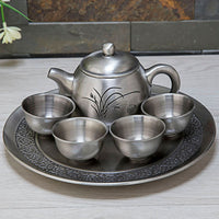 Metal Craft Orchid Creative Tea Set Gift Set - Fun Gifts & More