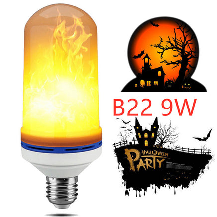 Simulation flame bulb LED flame light beating flame three gear  E27 universal screw tone atmosphere light bar - Fun Gifts & More