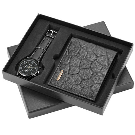 Boutique Gift Set Wallet Cool Belt Quartz Watch - Fun Gifts & More